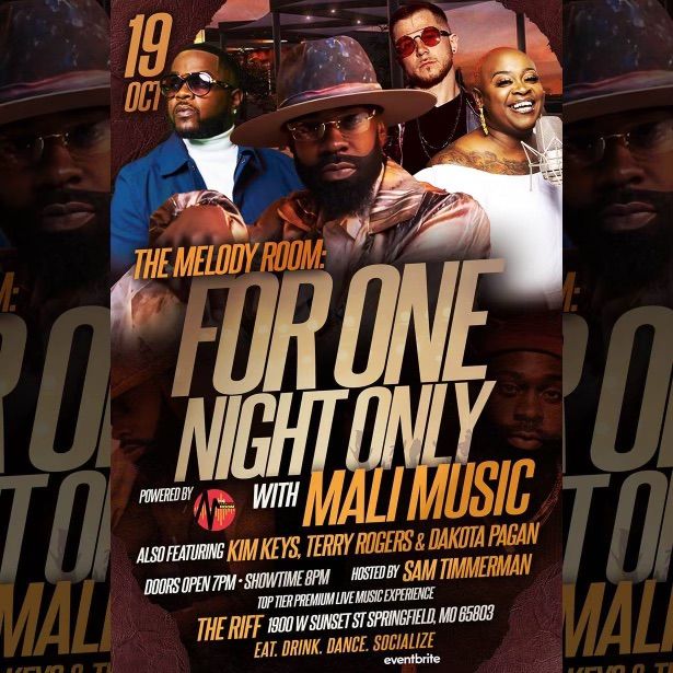 The Melody Room: "For One Night Only" w\/ Mali Music