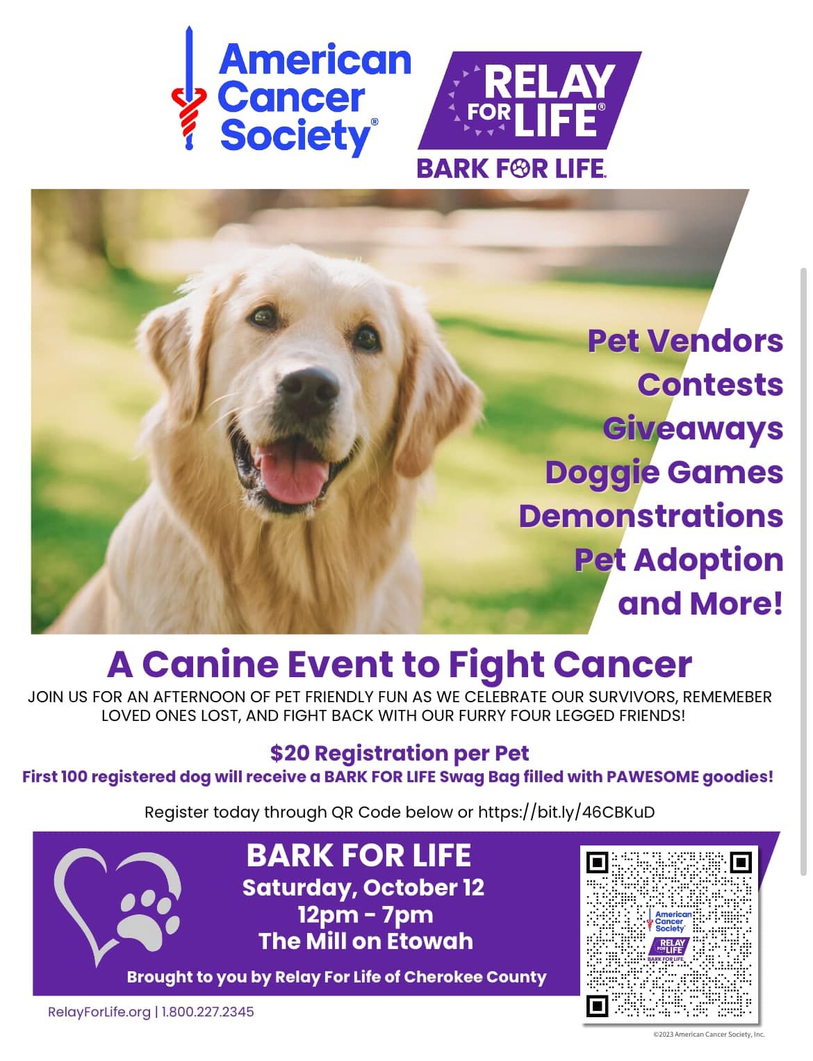 BARK FOR LIFE - A Canine Event to Fight Cancer