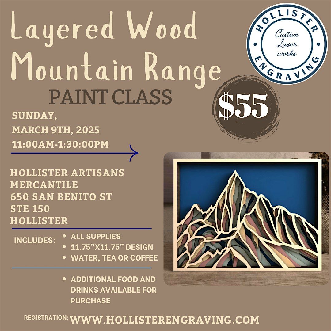 Layered Wood Art Class 3\/9\/25