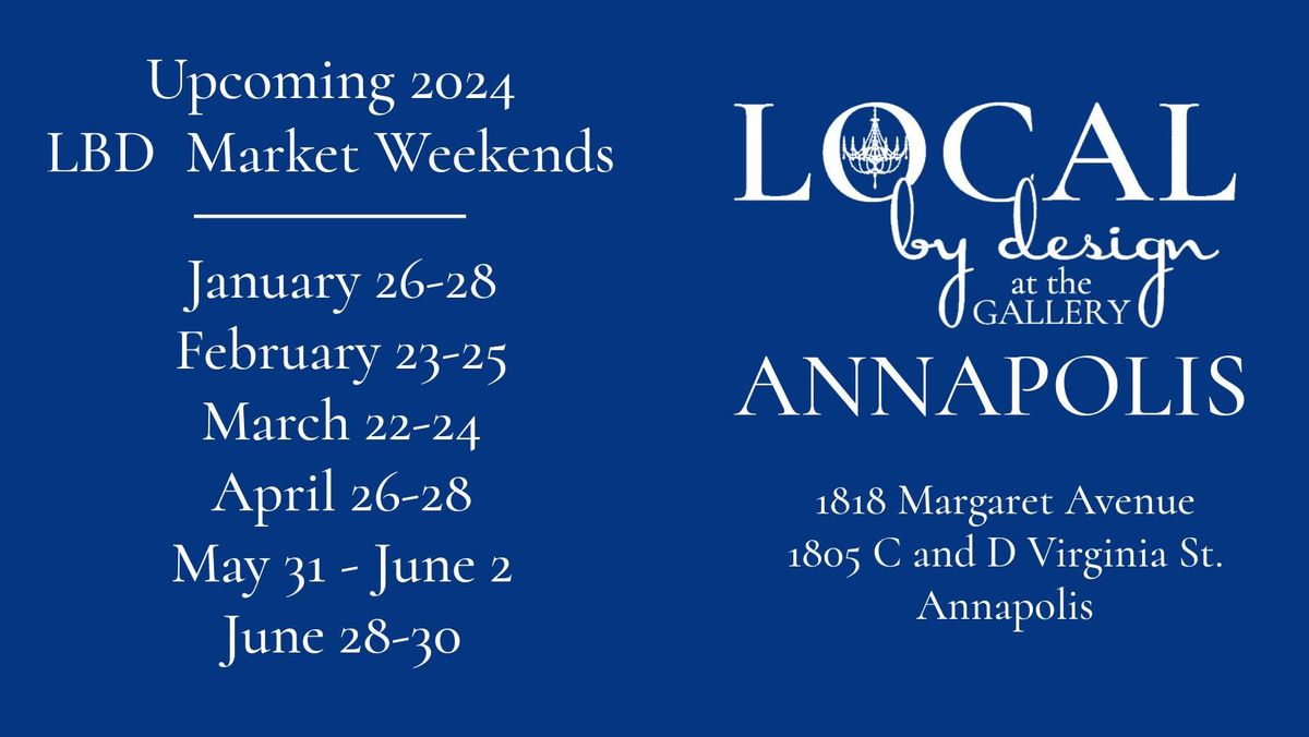 June Market at Local by Design at the Gallery June 28-30