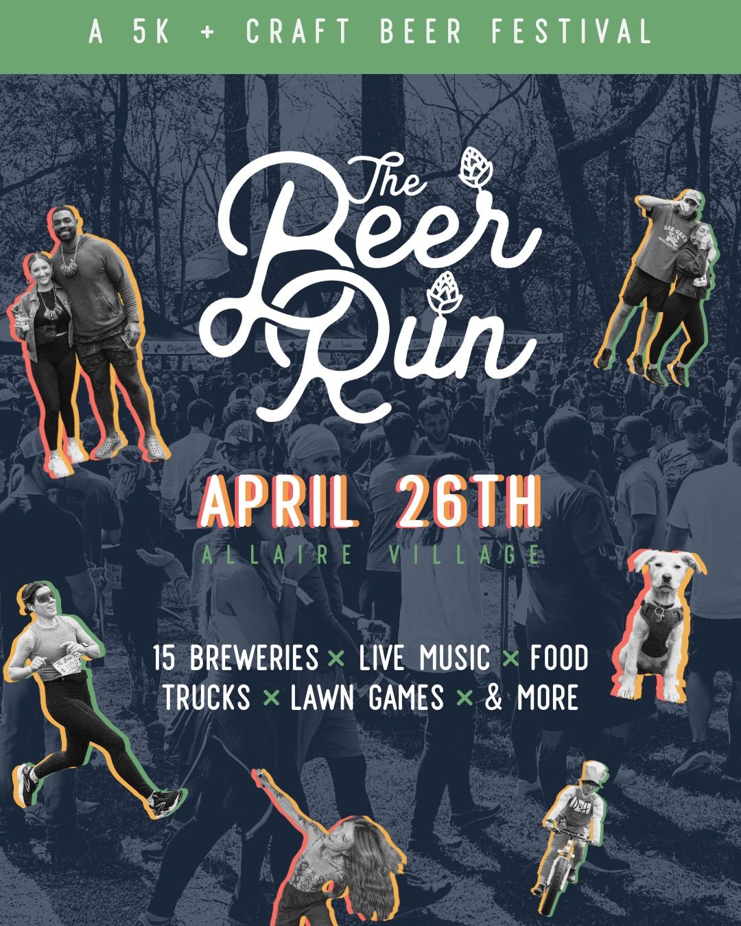 RUSTIC RELICS AT THE BEER RUN 5K April 26th 10-4 AT ALLAIRE STATE PARK