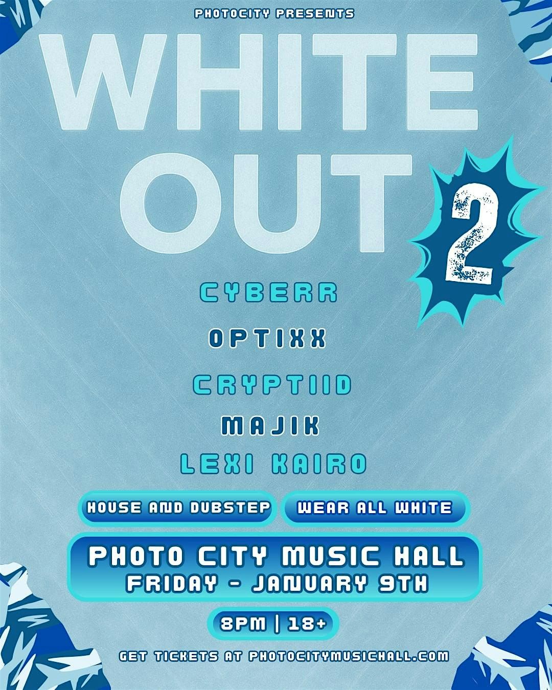 White Out Rave - Rochester, NY