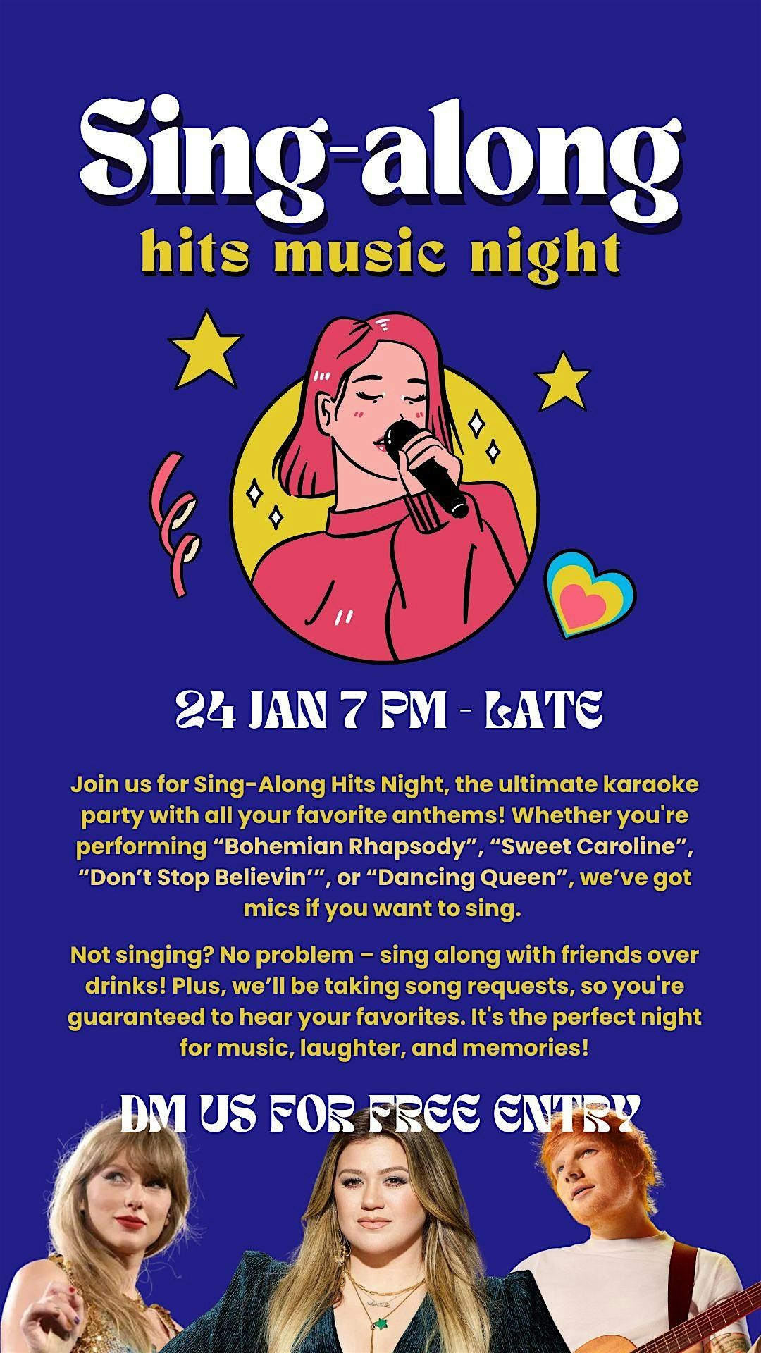 SING-ALONG HITS MUSIC NIGHT