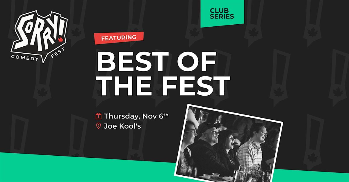 BEST of the FEST 2025!!! STAND-UP