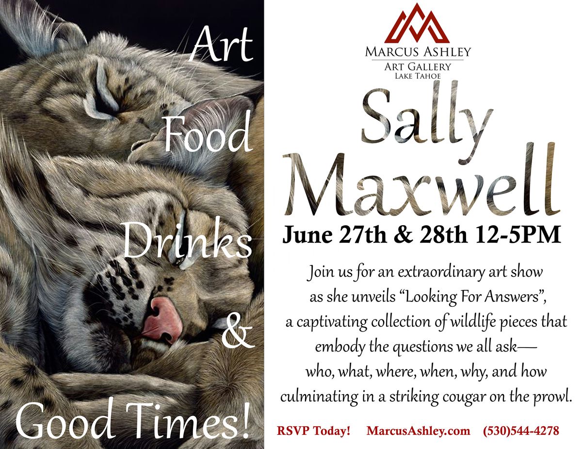 Meet the Artist ~ Sally Maxwell ~ June 27th & 28th