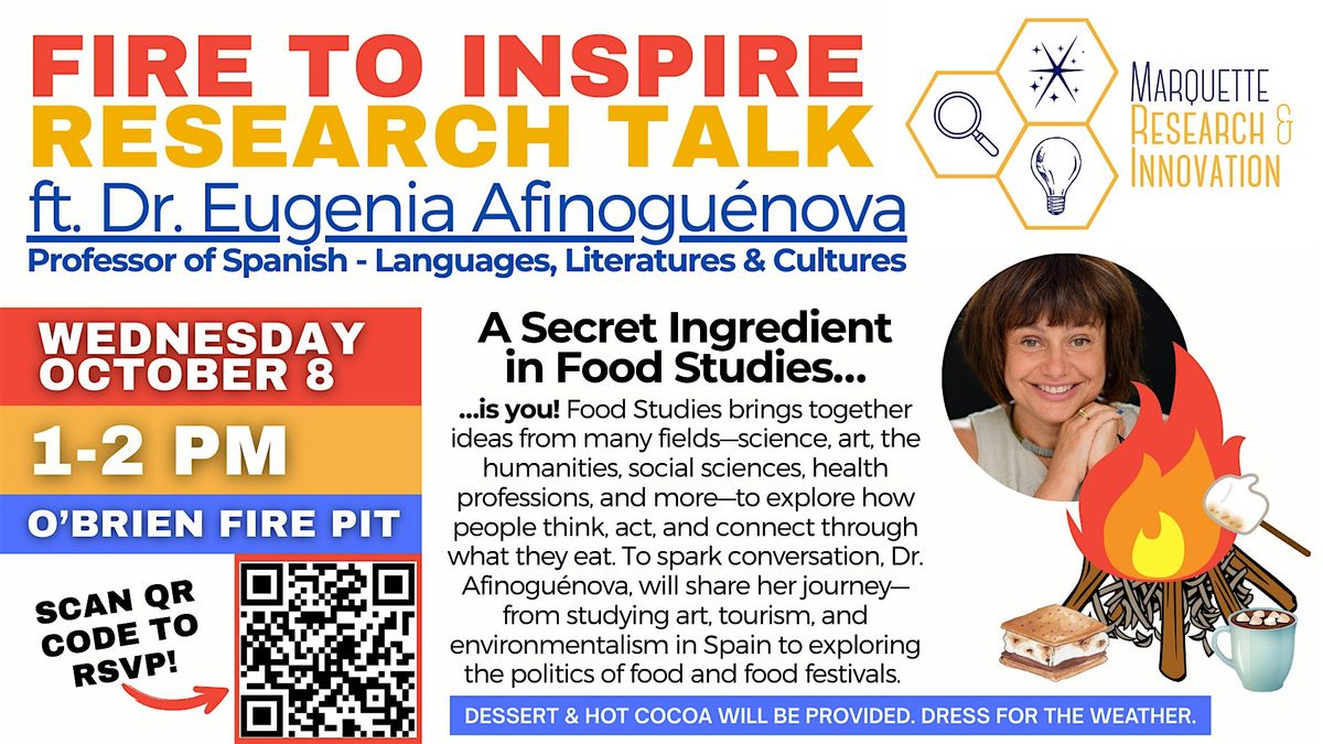 Fire to Inspire: Research Talk ft. Dr. Eugenia Afinogu\u00e9nova