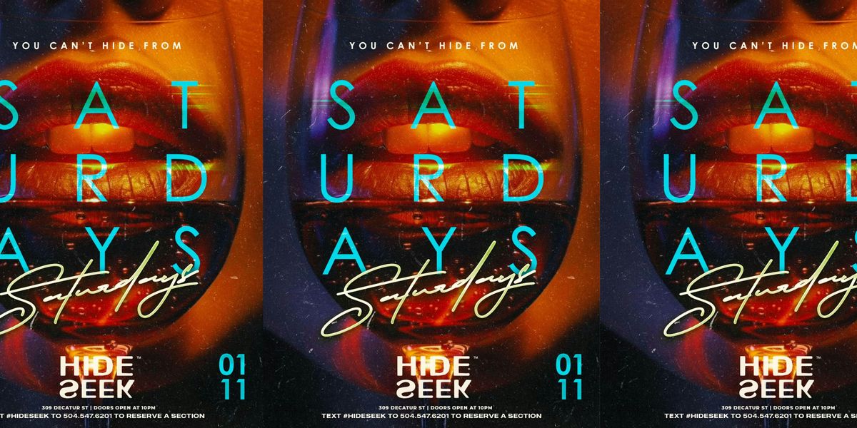 THE ADULT PLAYGROUND @ HIDE\/SEEK EVERY SATURDAY (25+)