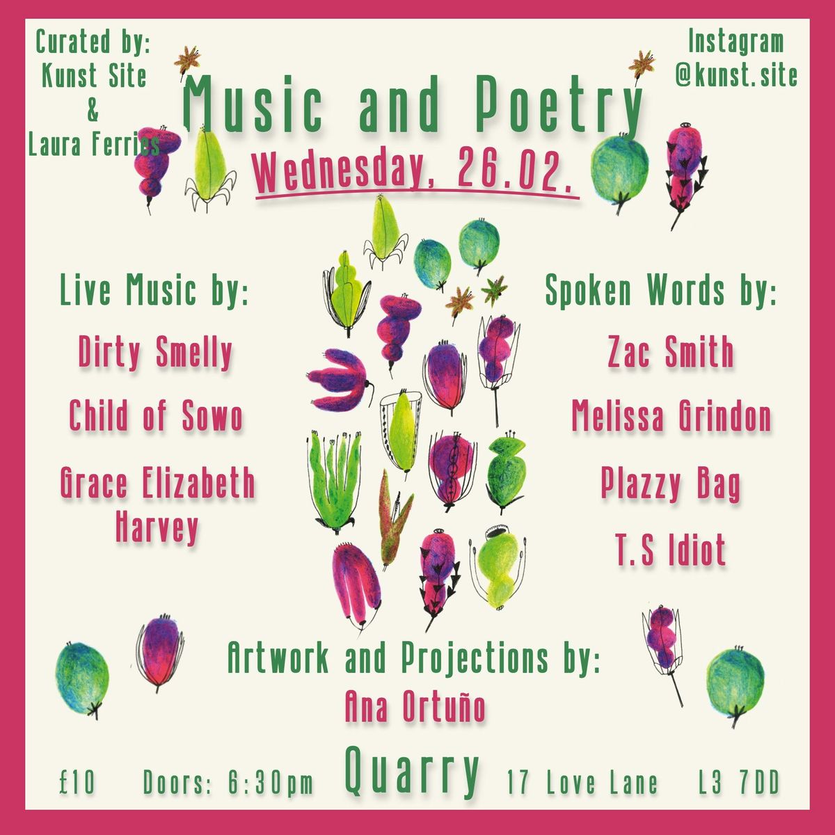 Live Music and Poetry Evening