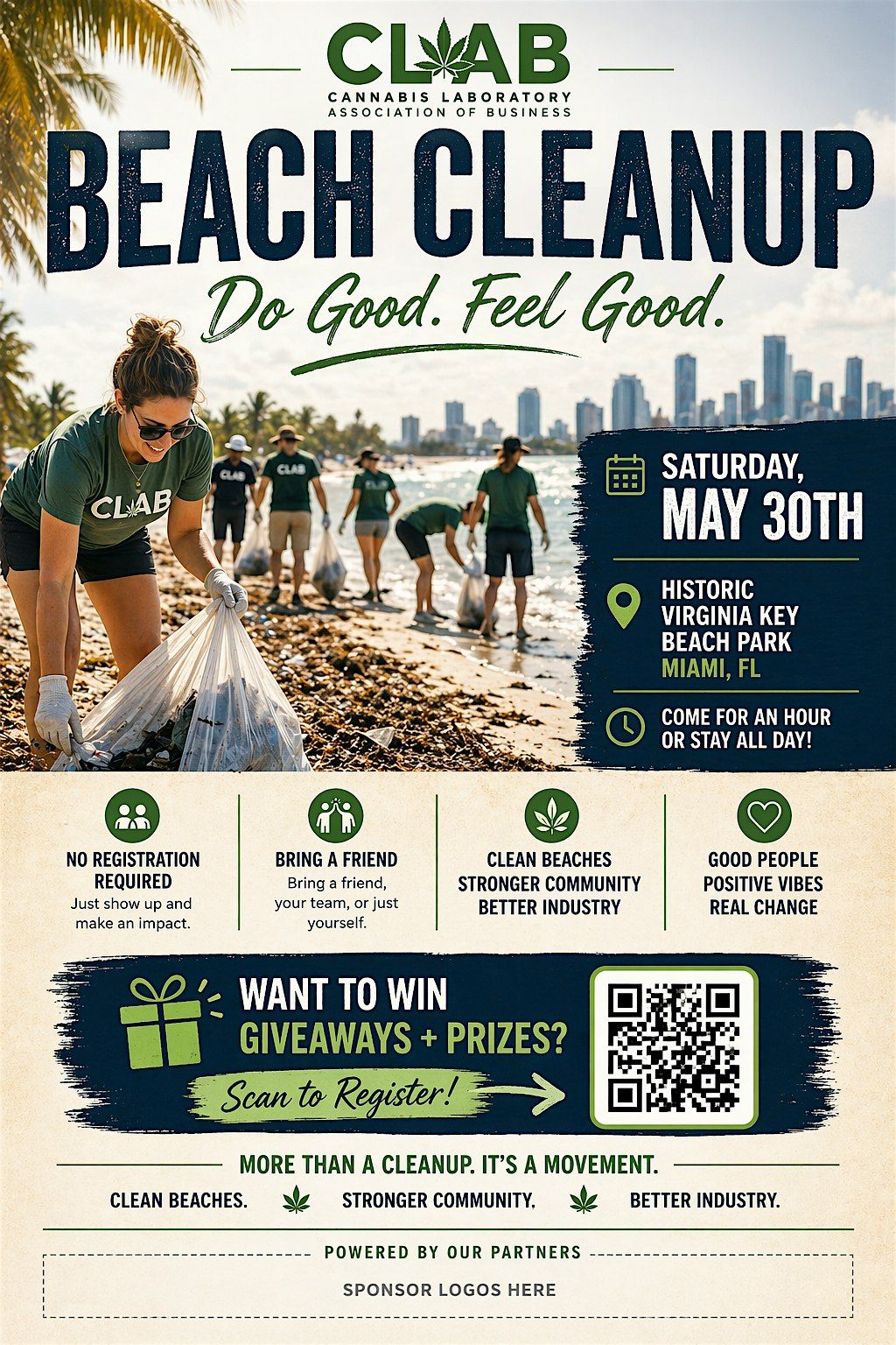 Do Good Feel Good - Miami Beach Clean Up & After Party