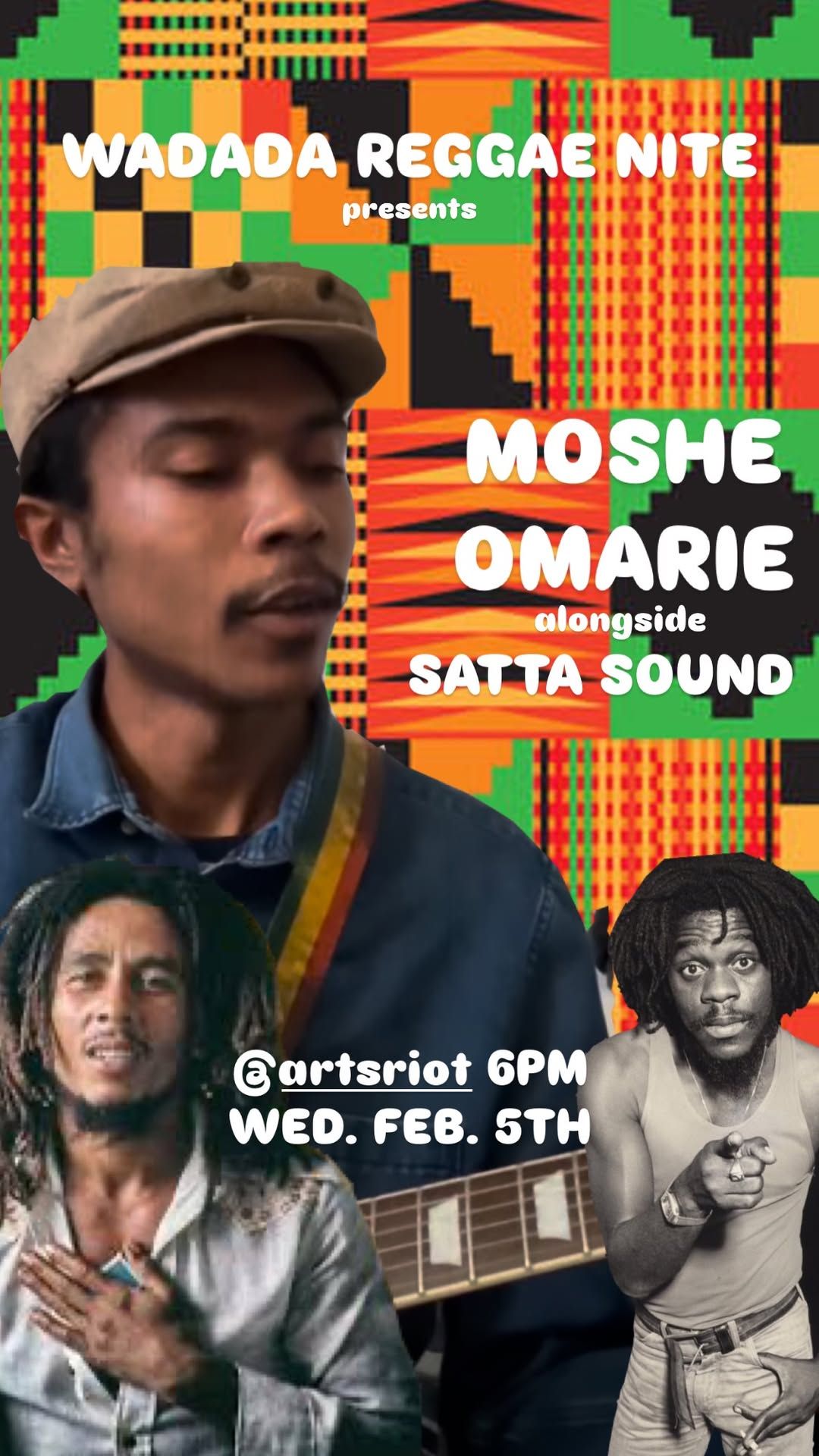 WADADA REGGAE NITE feat. MOSHE OMARIE