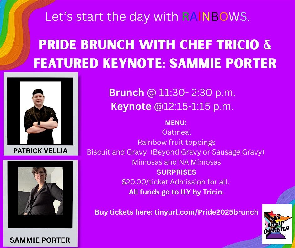 2025 Pride Brunch with Minnesota Deaf Queers