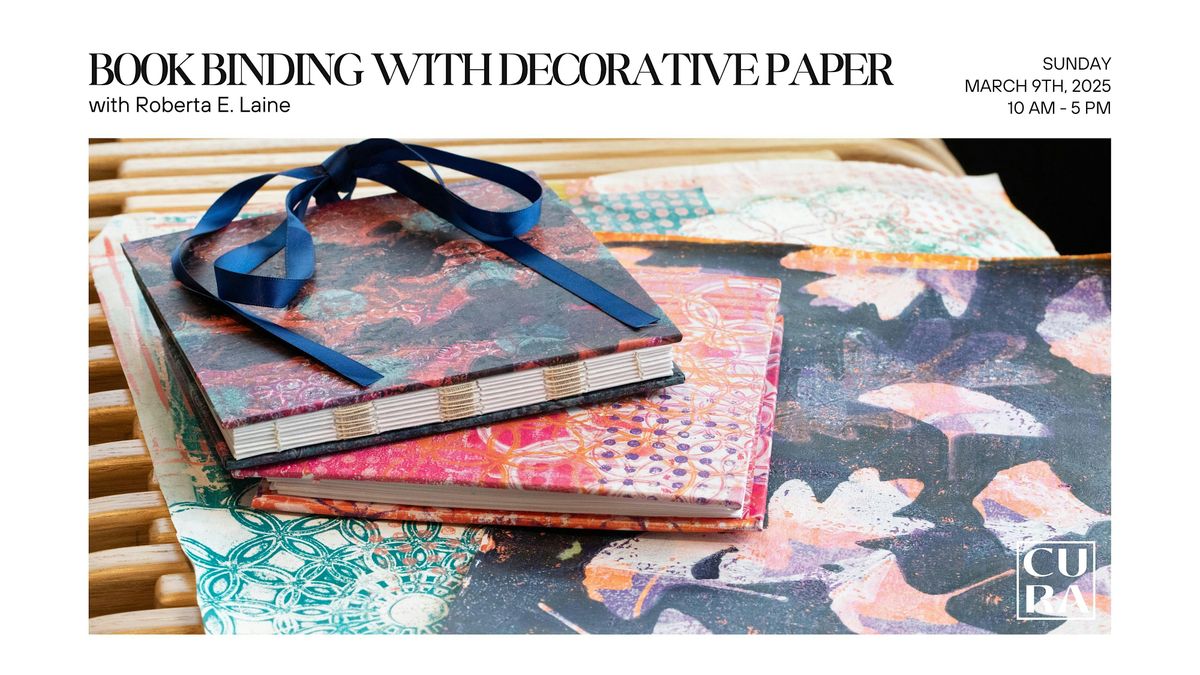 Book Binding with Handmade Decorative Paper