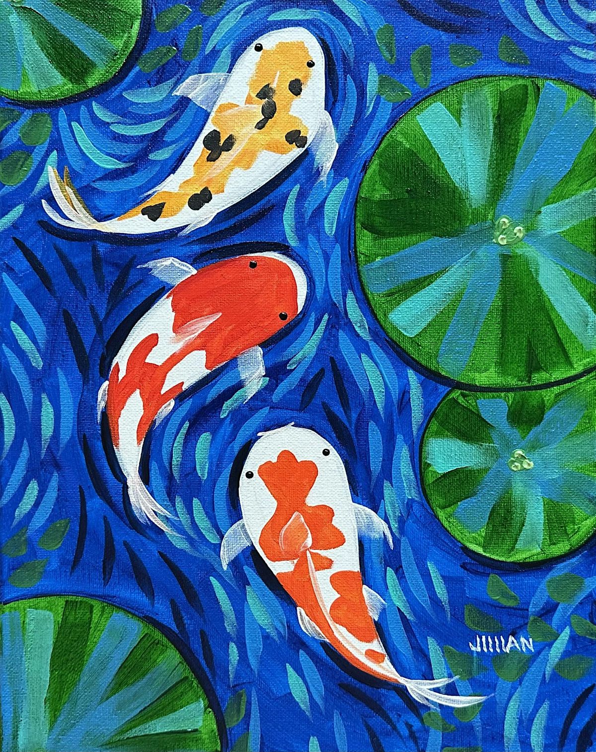 Koi Pond Paint Party