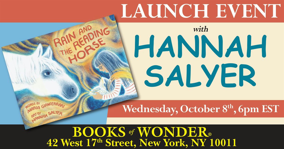 Launch Event | Rain and the Reading Horse