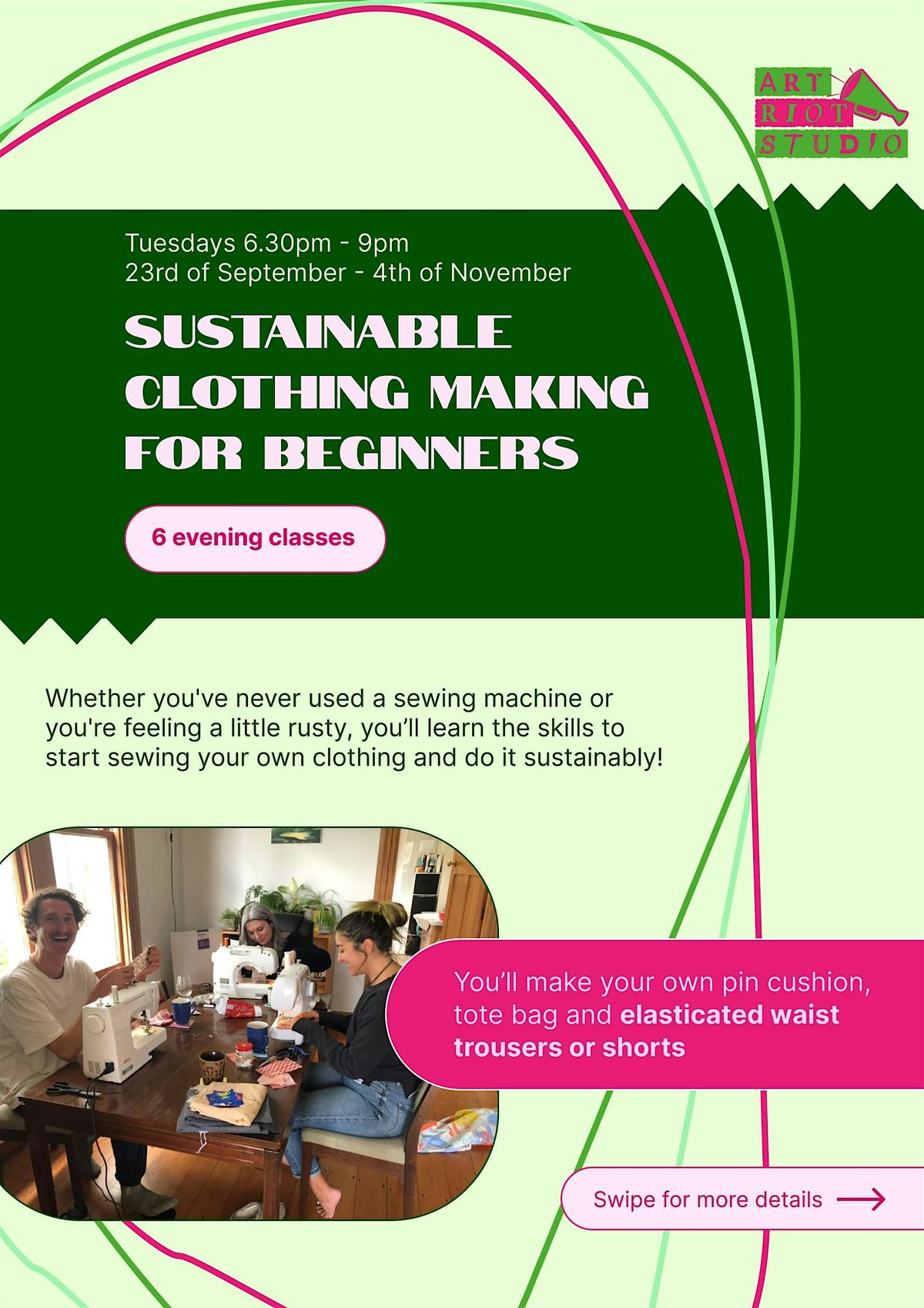 Sustainable Clothing Making for Beginners with Meron McCardle