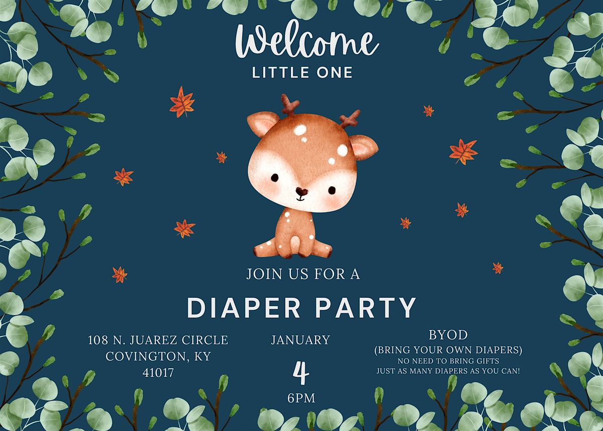 Cait & Bryan's Diaper Party