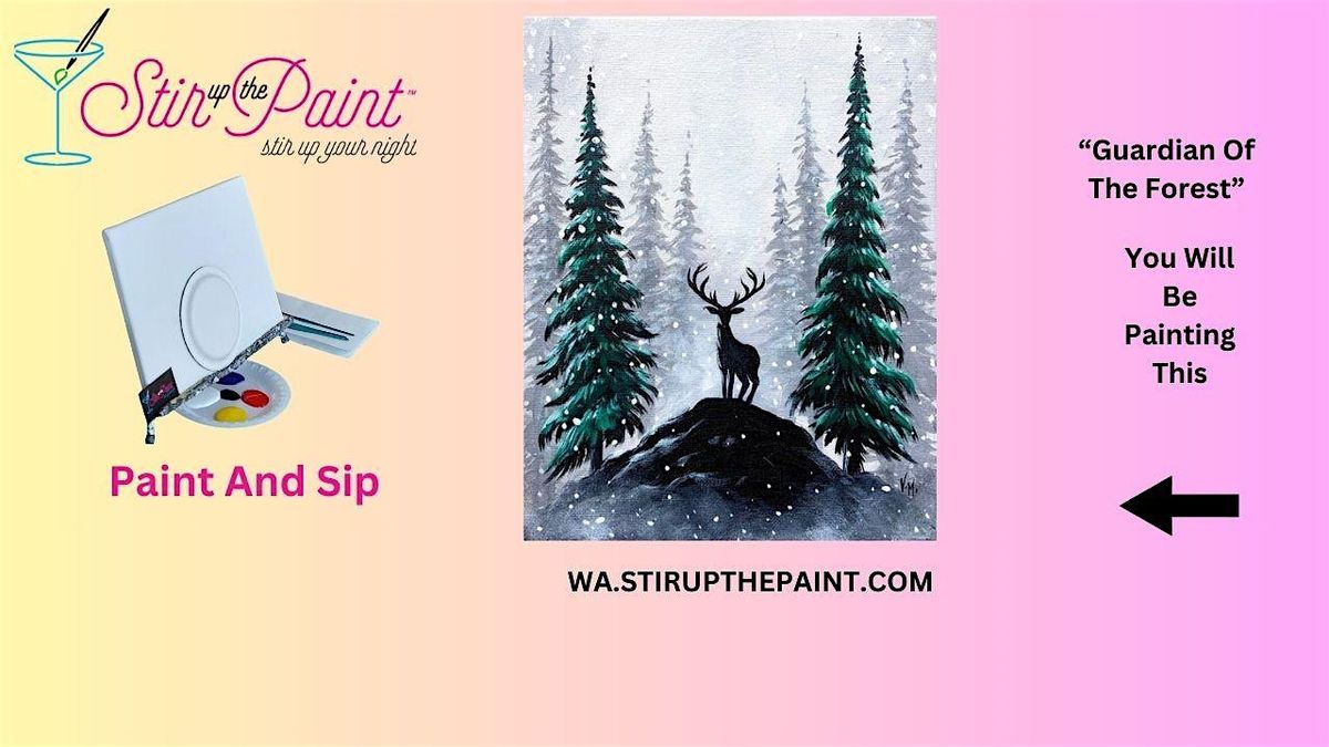 West Seattle Paint and Sip, Paint Party, Paint Night  (Wine Included)