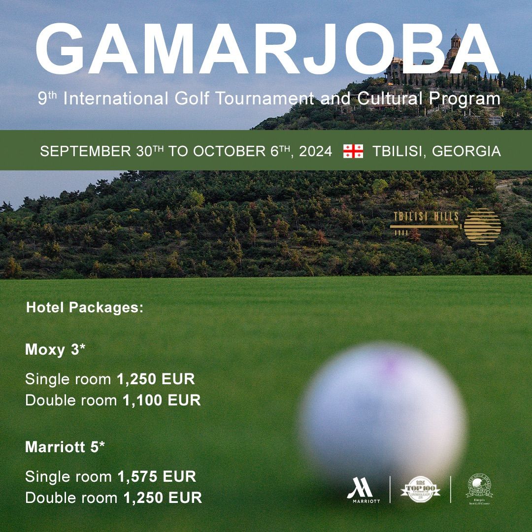 9th International Golf Tournament and Cultural Program GAMARJOBA