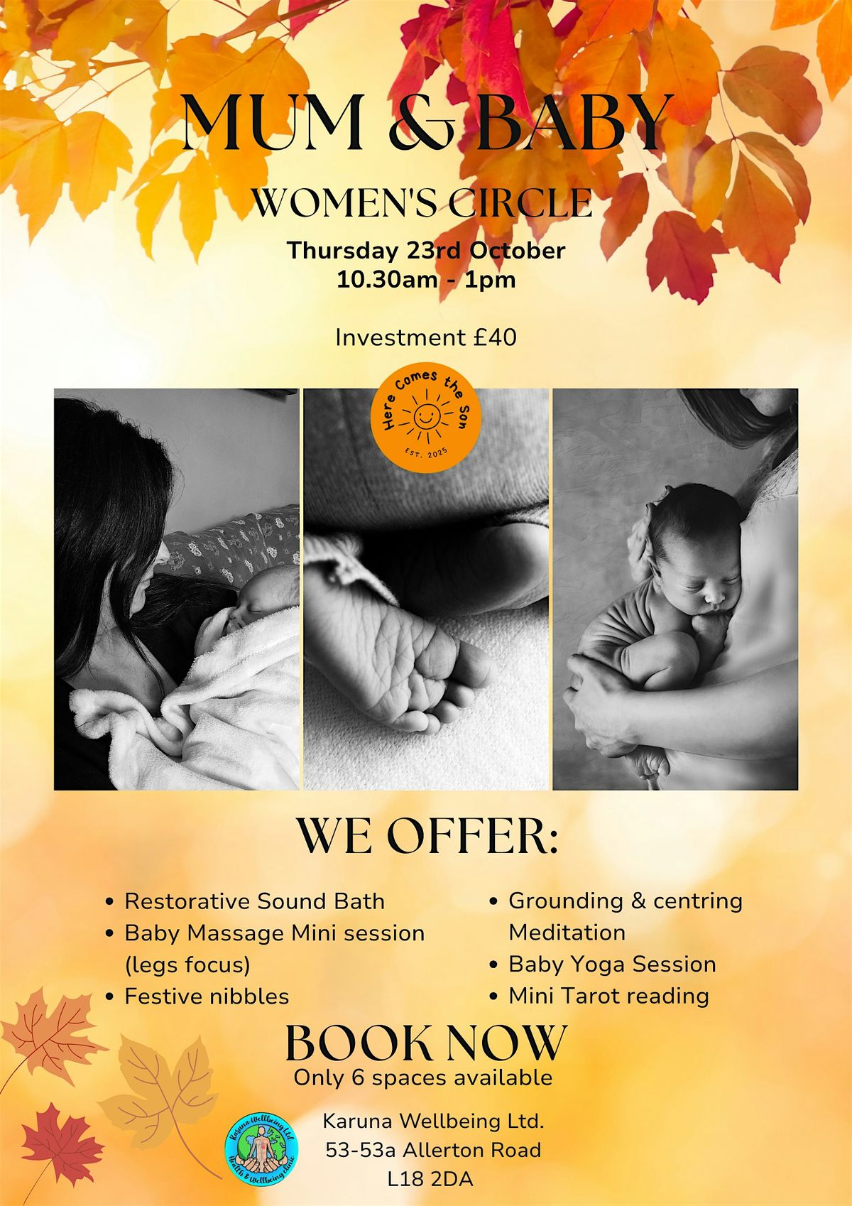 Mum & Baby Women\u2019s Circle \u2013 Autumn Edition