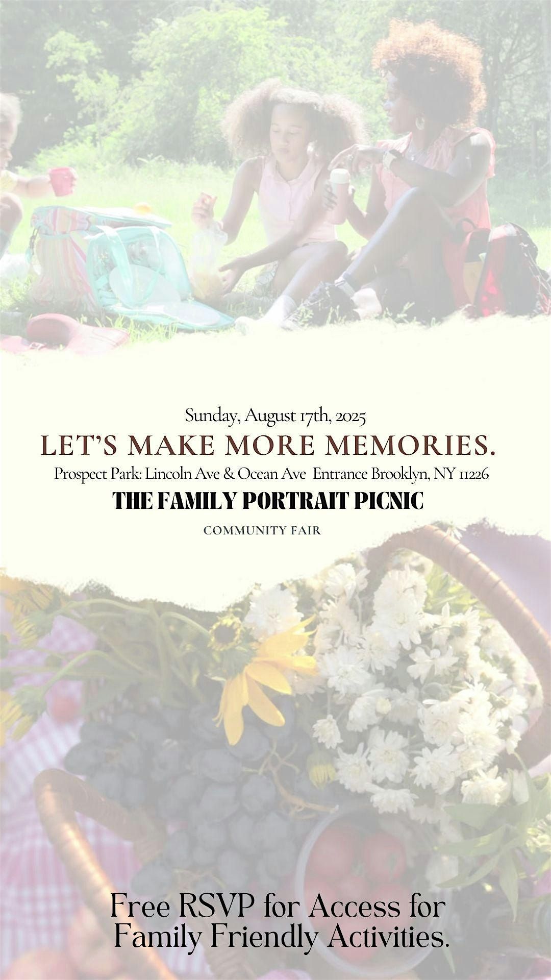 The 3rd  Annual Family Portrait Picnic: The Community Fair