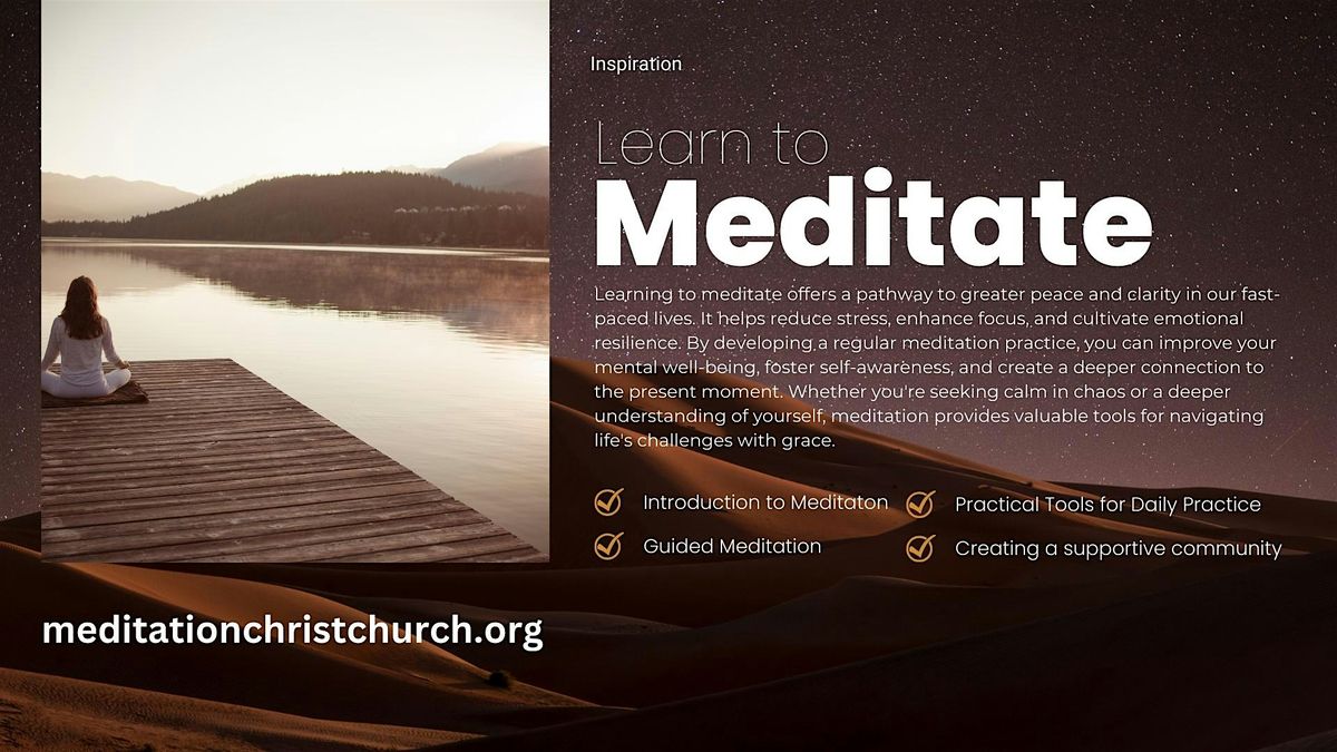 Meditation Workshop: Discover Heart-Centred Meditation