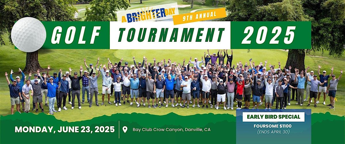 \ufe0f 9th Annual A Brighter Day Charity Golf Tournament