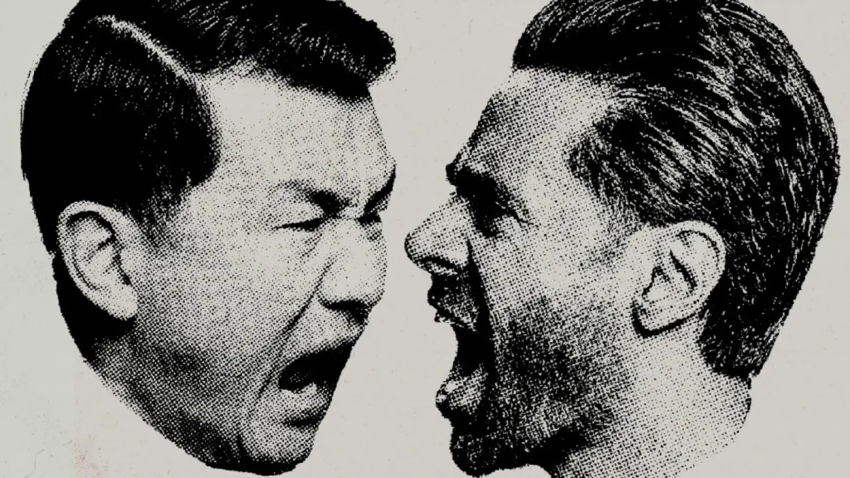 Hasan Minhaj with Ronny Chieng