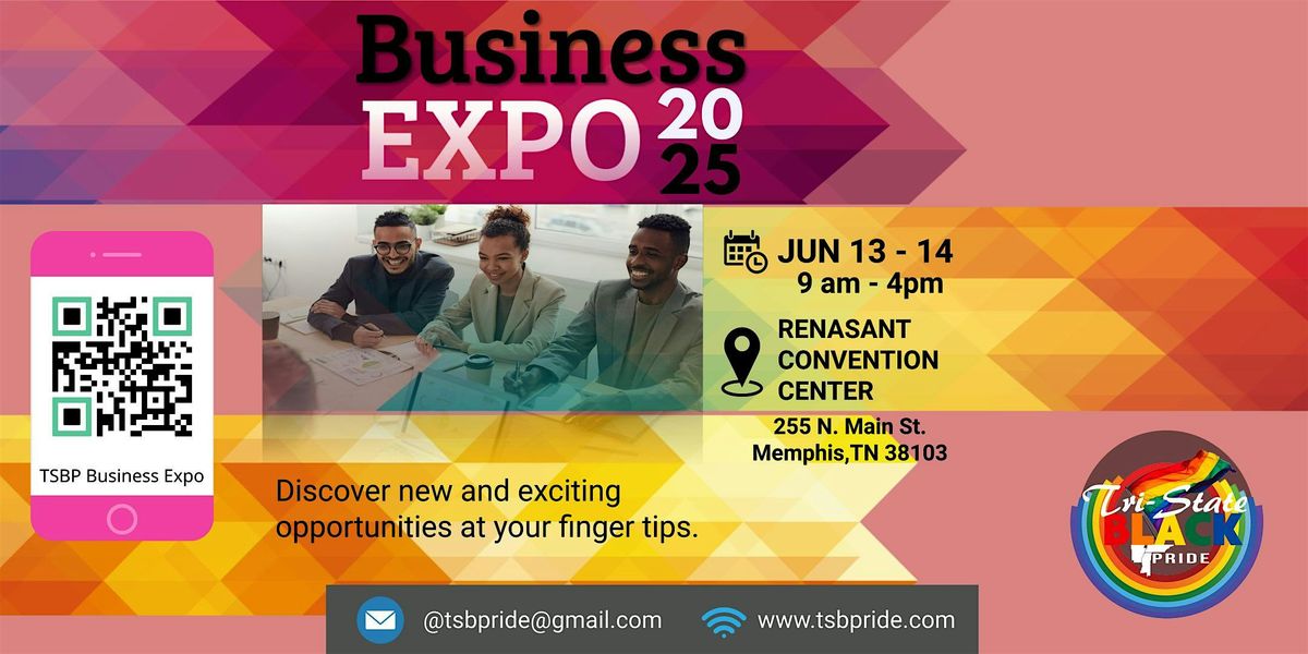 2025 BUSINESS EXPO VENDOR'S LINK FOR TRISTATE BLACK PRIDE