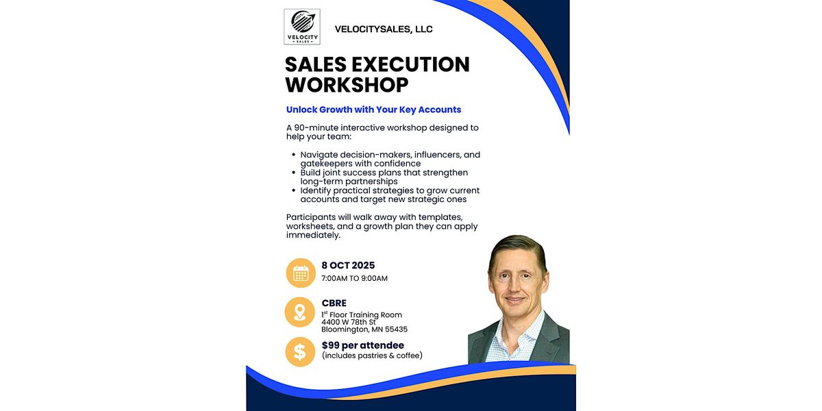 Sales Execution Workshop - Key Accounts