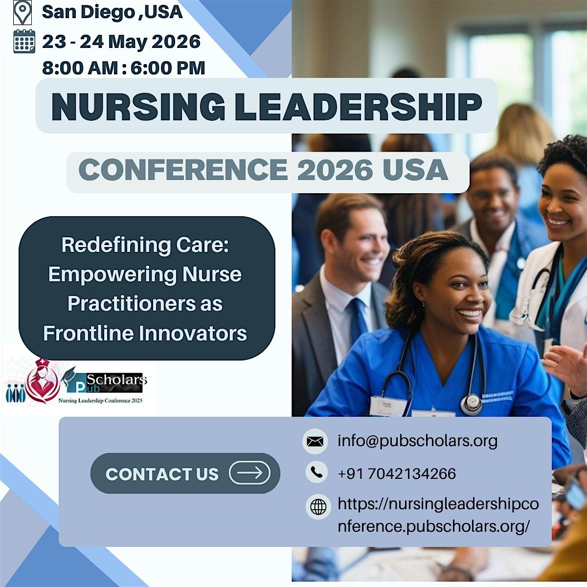 Nursing Leadership Conference 2025\u20132026 | Advancing Global Nurse Leadership
