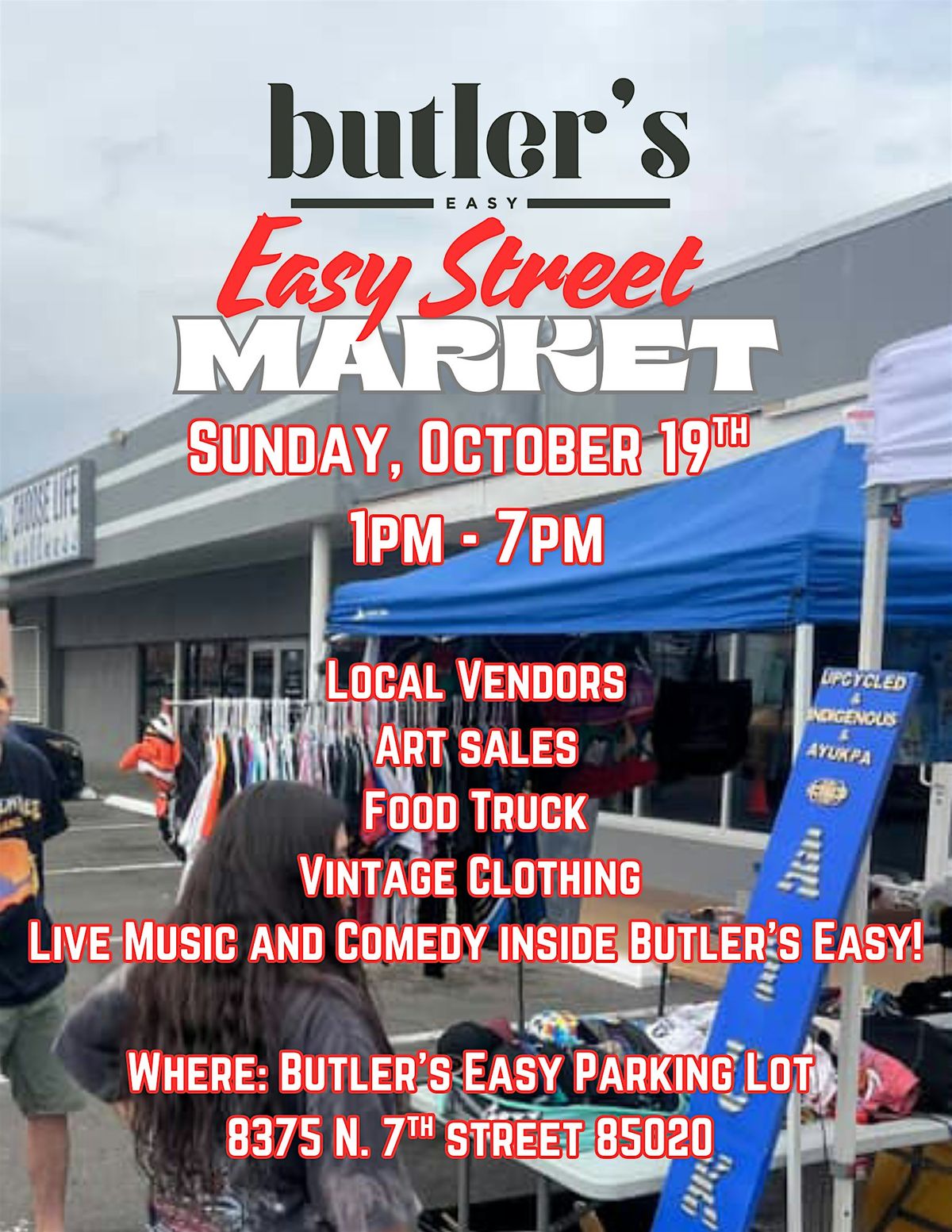 Easy Street Outdoor market - thrifting - local vendors - art and more