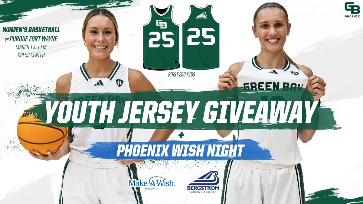 Phoenix Make-A-Wish Game \/ Youth Jersey Giveaway Presented by Bergstrom Automotive