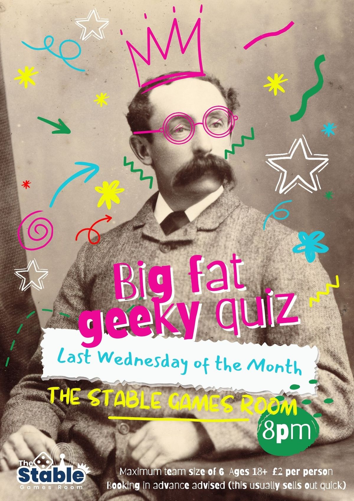 The Big Fat Geeky Quiz @ The Stable Games Room