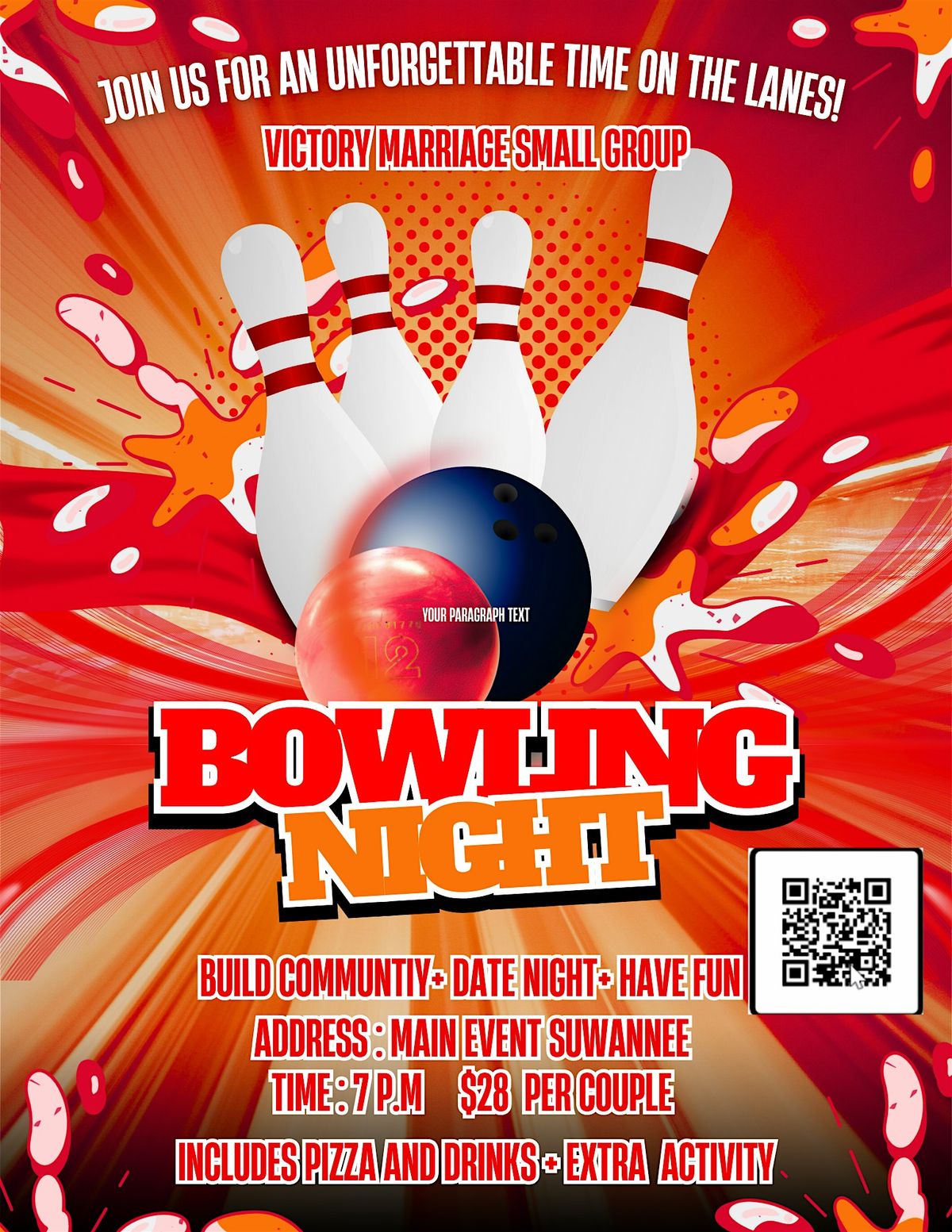 Marriage Small Group Bowling Night