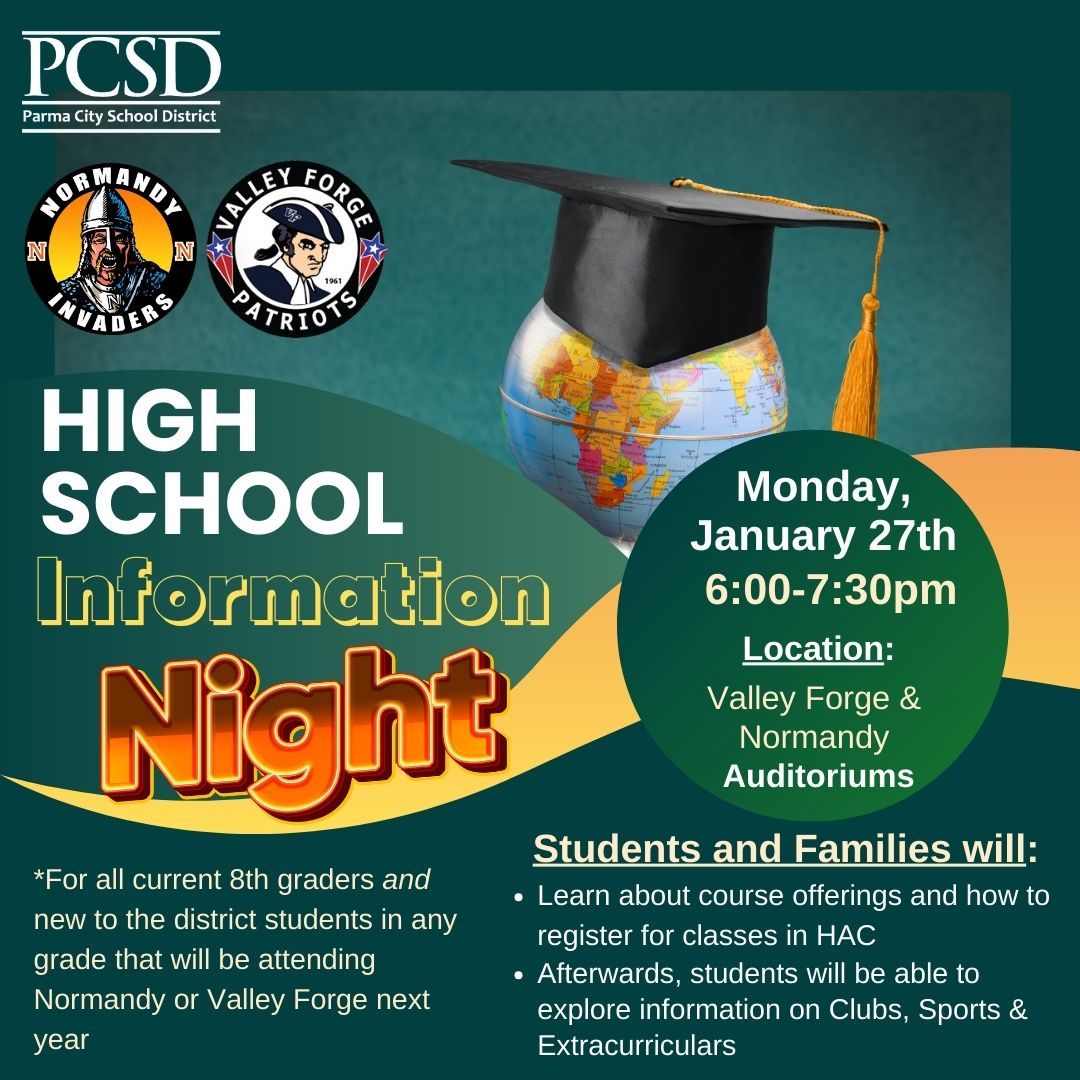 PCSD High School Information Night 