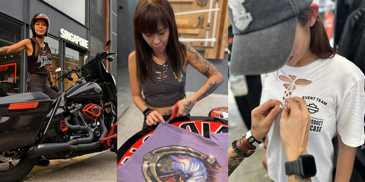 Harley-Davidson Pit-Crew Fashion Workshop with @JasteRock