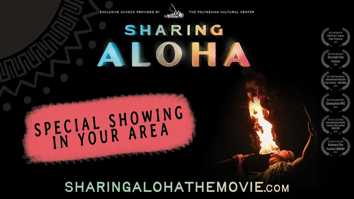 Sharing Aloha Movie in SANTA ROSA!, Roxy Stadium 14, Santa Rosa, 3 ...