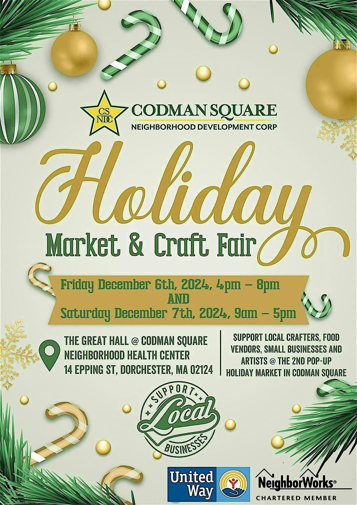 CSNDC Holiday Market & Craft Fair