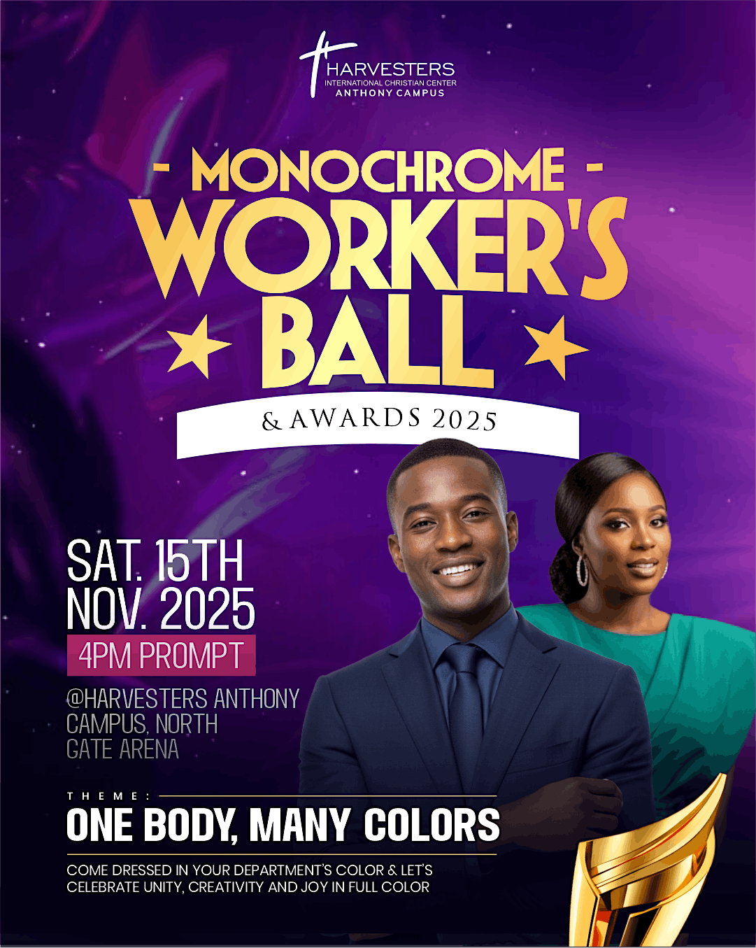 HARVESTERS ANTHONY, MONOCHROME- WORKER'S BALL & AWARDS 2025