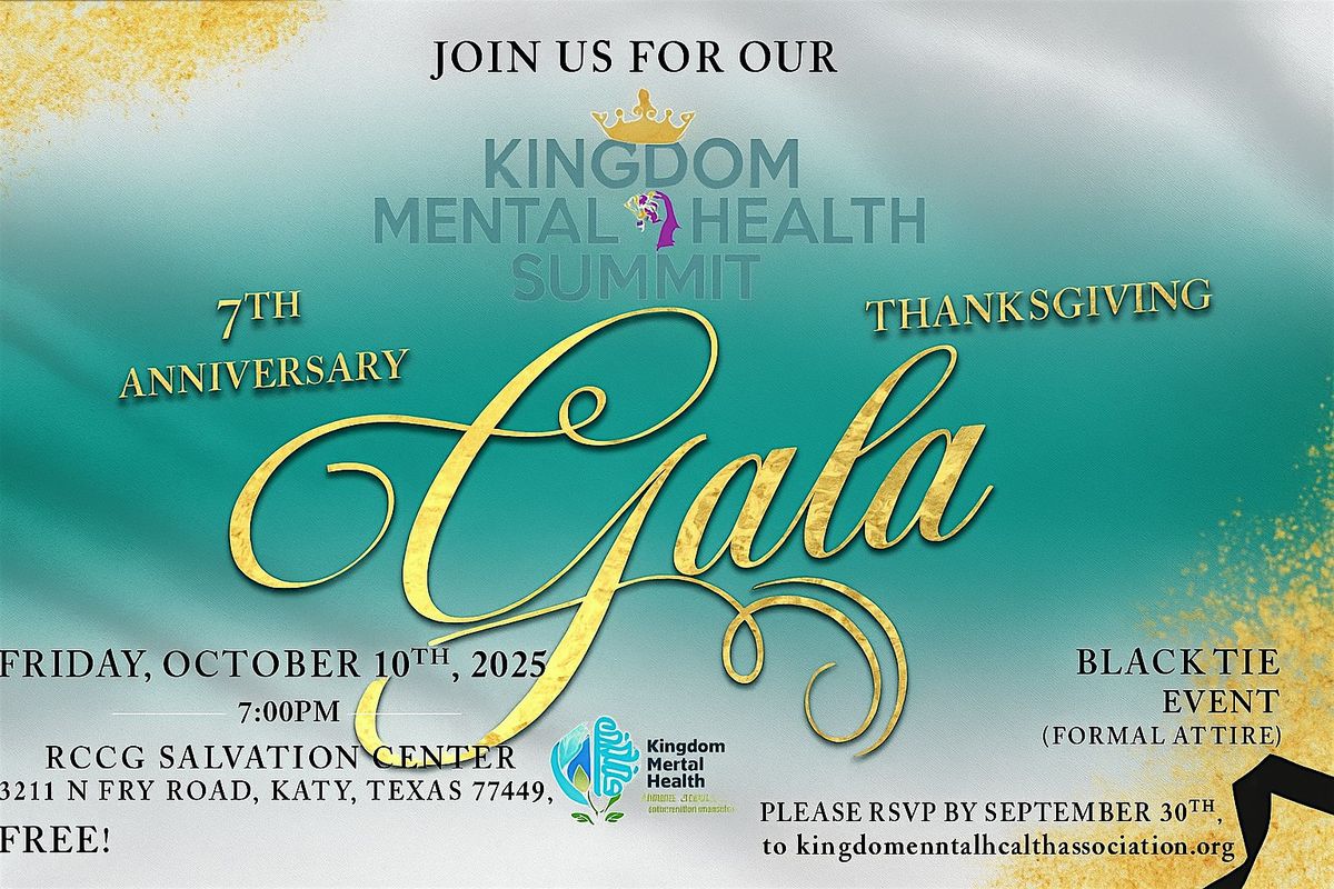 Kingdom Mental Health 7th Anniversary & Thanksgiving Gala