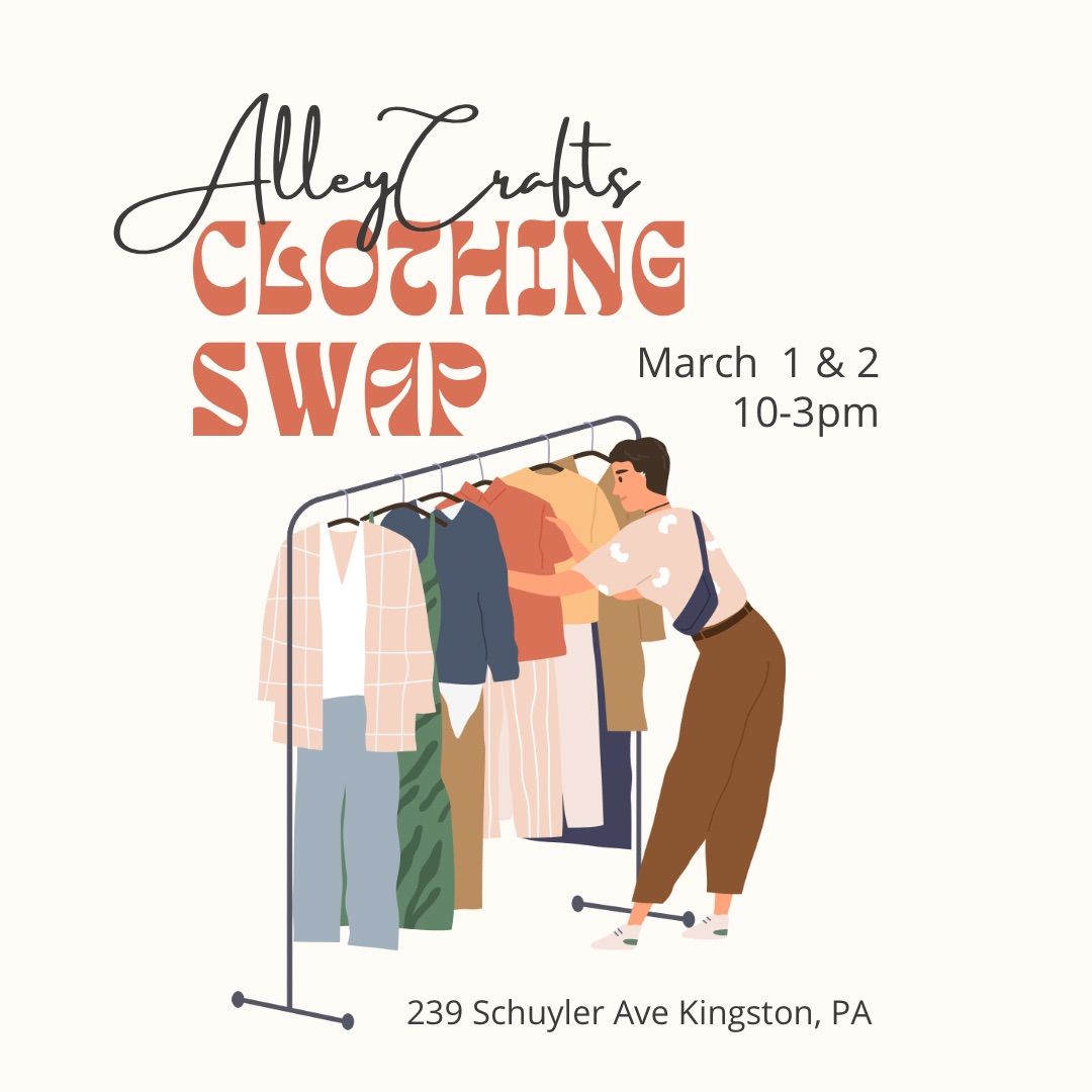 Clothing Swap at AlleyCrafts