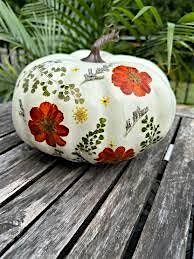 Pressed Flower Pumpkin Workshop