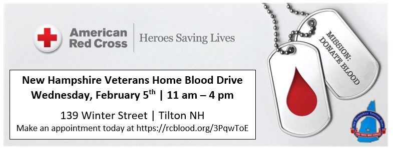 NH Veterans Home Blood Drive