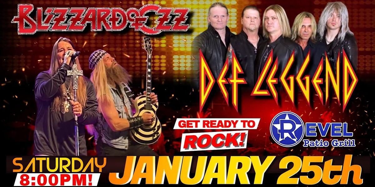 Def Leggend - Def Leppard Tribute & Blizzard of Ozz- Ozzy Osbourne Tribute