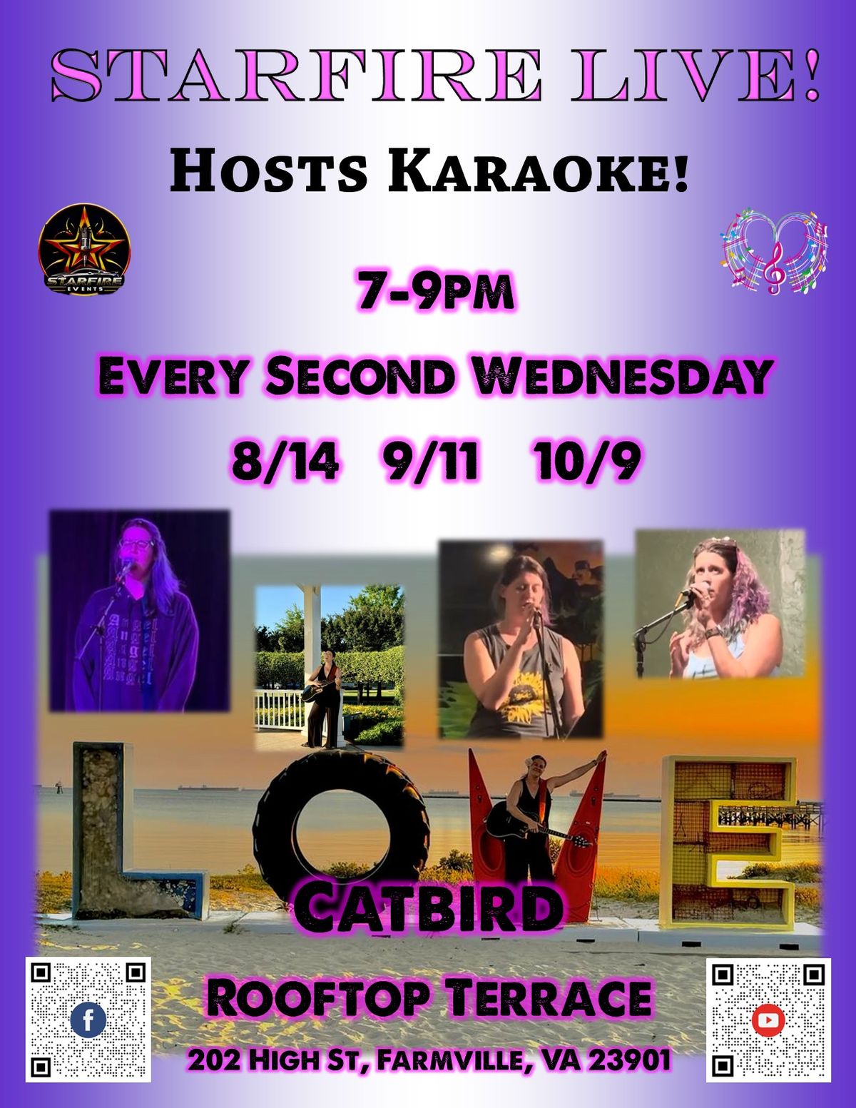 Starfire Karaoke at Catbird