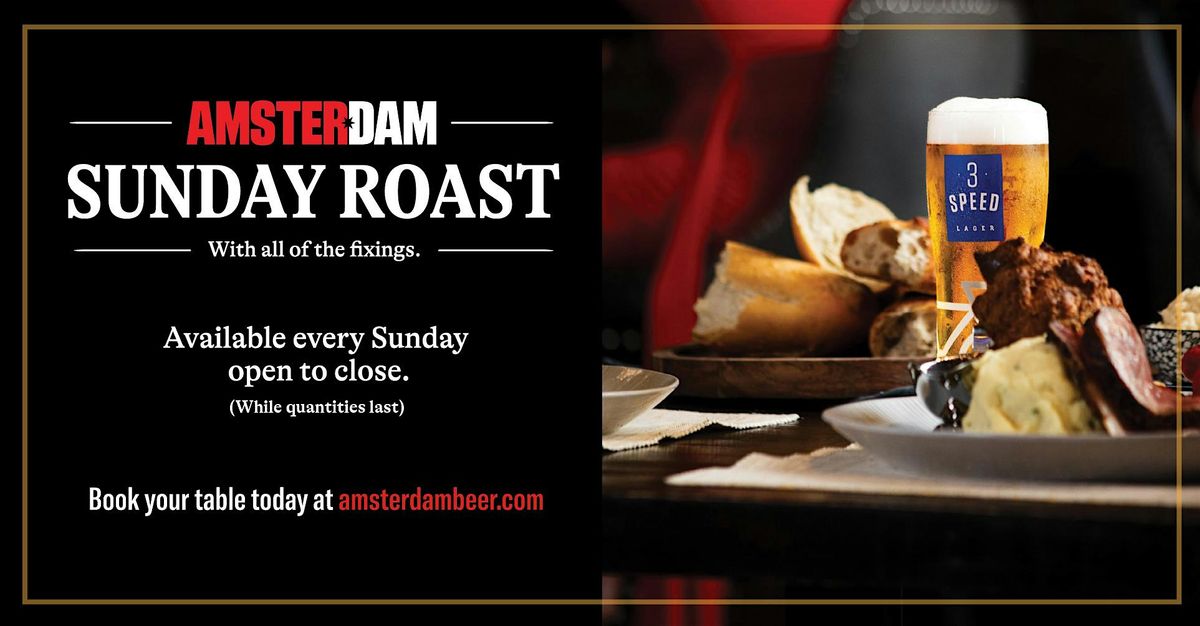 Sunday Roast at Amsterdam Barrel House