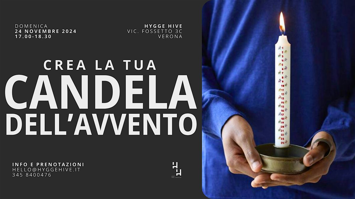 Crea la tua candela dell'avvento \/ Workshop natalizio