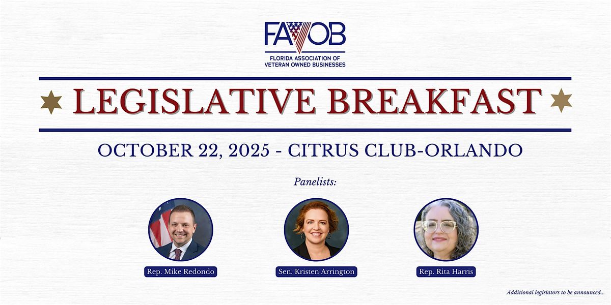 FAVOB Legislative Breakfast