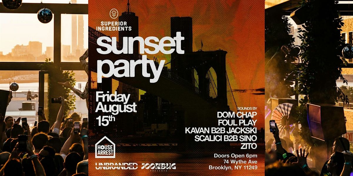 ROOFTOP SUNSET AT SI FT. DOM CHAP | FOUL PLAY | KAVAN B2B JACKSKI & FRIENDS