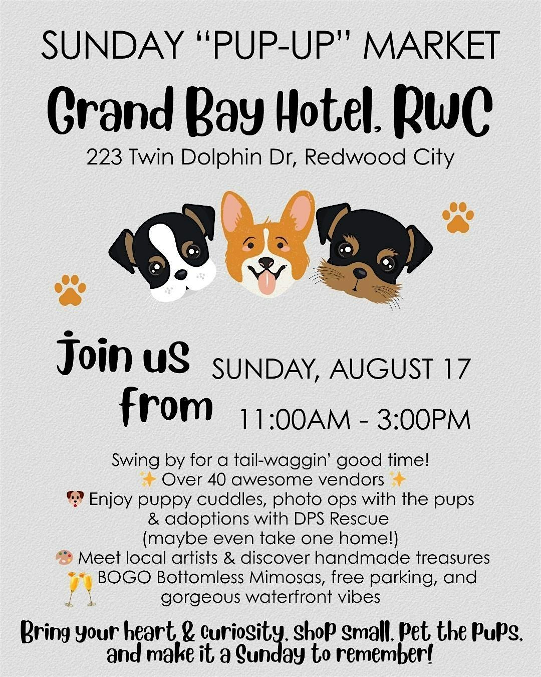 Sunday "Pup-Up" Market